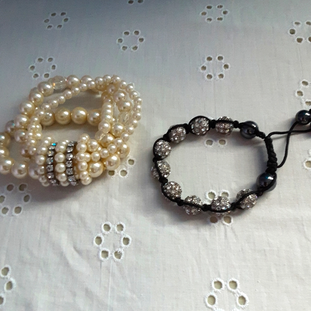 Custom bracelets.